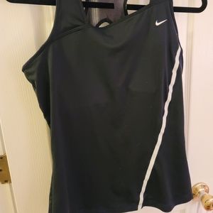 Nike Dri Fit built in bra Mesh racer back